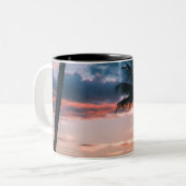 Zwei-Tonen-Tasse Zweifarbige Tasse (Vorderseite Links)