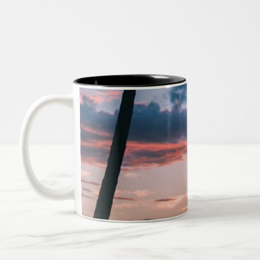 Zwei-Tonen-Tasse Zweifarbige Tasse (Links)