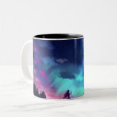 Zwei-Tonen-Tasse Zweifarbige Tasse (Vorderseite Links)