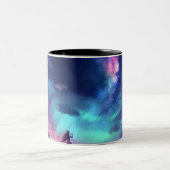 Zwei-Tonen-Tasse Zweifarbige Tasse (Mittel)