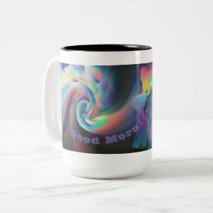 Zwei-Tonen-Tasse Zweifarbige Tasse