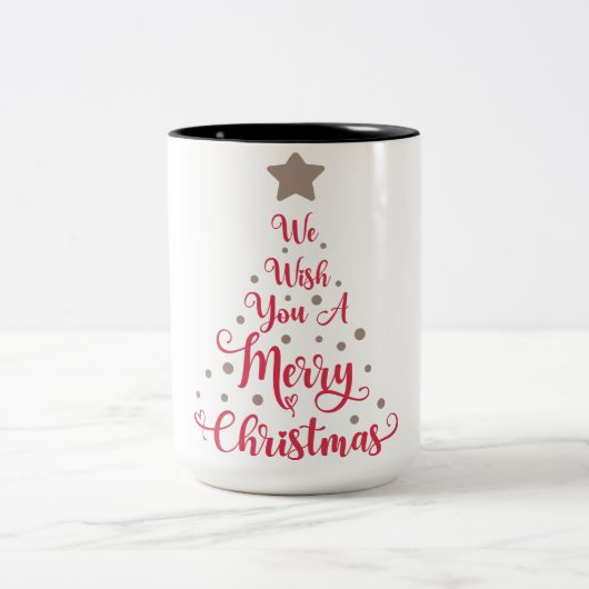 Zwei-Tonen-Tasse Zweifarbige Tasse (Mittel)