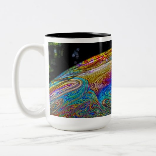 Zwei-Tonen-Tasse Zweifarbige Tasse (Links)