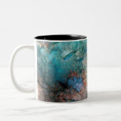 Zwei-Tonen-Tasse Zweifarbige Tasse (Links)