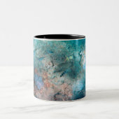 Zwei-Tonen-Tasse Zweifarbige Tasse (Mittel)