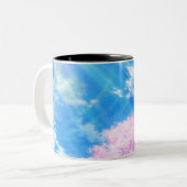 Zwei-Tonen-Tasse Zweifarbige Tasse (Vorderseite Links)