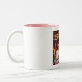 Zwei-Tonen-Tasse Zweifarbige Tasse
