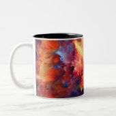 Zwei-Tonen-Tasse Zweifarbige Tasse (Links)
