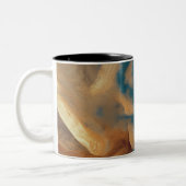 Zwei-Tonen-Tasse Zweifarbige Tasse (Links)