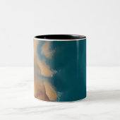 Zwei-Tonen-Tasse Zweifarbige Tasse (Mittel)