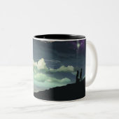 Zwei-Tonen-Tasse Zweifarbige Tasse (VorderseiteRechts)