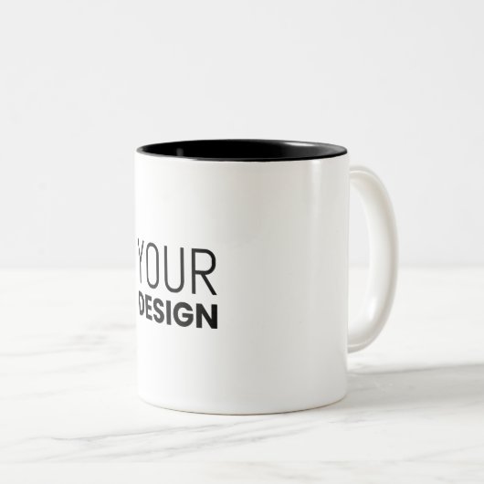 Zwei-Tonen-Tasse Zweifarbige Tasse (VorderseiteRechts)