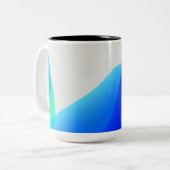 Zwei-Tonen-Tasse Zweifarbige Tasse (Vorderseite Links)