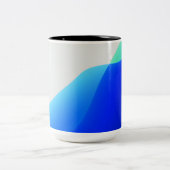 Zwei-Tonen-Tasse Zweifarbige Tasse (Mittel)