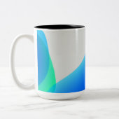 Zwei-Tonen-Tasse Zweifarbige Tasse (Links)