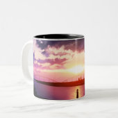 Zwei-Tonen-Tasse Zweifarbige Tasse (Vorderseite Links)