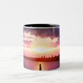 Zwei-Tonen-Tasse Zweifarbige Tasse (Mittel)