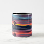 Zwei-Tonen-Tasse Zweifarbige Tasse (Mittel)