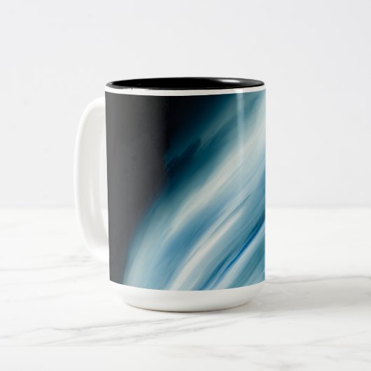 Zwei-Tonen-Tasse Zweifarbige Tasse (Vorderseite Links)