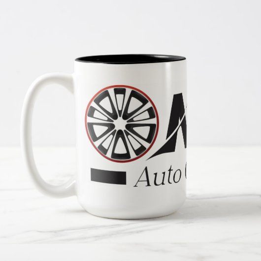 Zwei-Tonen-Tasse Zweifarbige Tasse (Links)