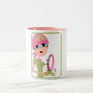 Zwei-Tonen-Tasse Zweifarbige Tasse
