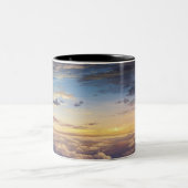 Zwei-Tonen-Tasse Zweifarbige Tasse (Mittel)