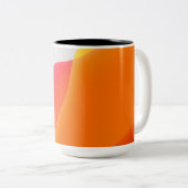 Zwei-Tonen-Tasse Zweifarbige Tasse (VorderseiteRechts)