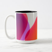 Zwei-Tonen-Tasse Zweifarbige Tasse (Links)