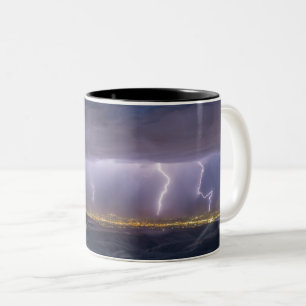 Zwei-Tonen-Tasse Zweifarbige Tasse