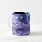 Zwei-Tonen-Tasse Zweifarbige Tasse (Vorderseite Links)