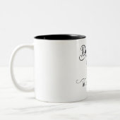Zwei-Tonen-Tasse Zweifarbige Tasse (Links)