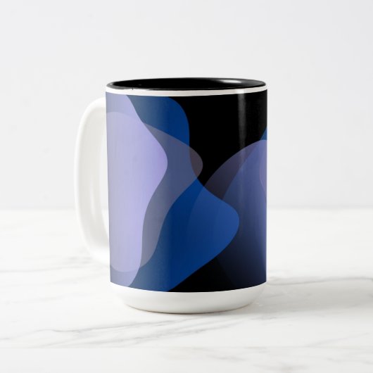 Zwei-Tonen-Tasse Zweifarbige Tasse (Vorderseite Links)