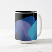 Zwei-Tonen-Tasse Zweifarbige Tasse (VorderseiteRechts)