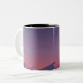 Zwei-Tonen-Tasse Zweifarbige Tasse (Vorderseite Links)