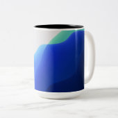 Zwei-Tonen-Tasse Zweifarbige Tasse (VorderseiteRechts)