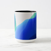Zwei-Tonen-Tasse Zweifarbige Tasse (Mittel)