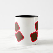 Zwei-Tonen-Tasse Zweifarbige Tasse (Mittel)