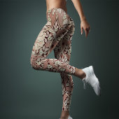 Zwei-Tonen-Yoga-Pants Fall Burnt Orange Morris Leggings