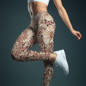 Zwei-Tonen-Yoga-Pants Fall Burnt Orange Morris Leggings