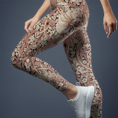Zwei-Tonen-Yoga-Pants Fall Burnt Orange Morris Leggings