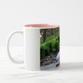 Zwei tönige Tasse mit Ballettkinder in Rosa. (Links)