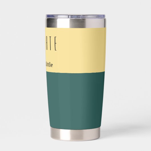 Zwei Tönindividuell personalisiert Thermobecher (Rückseite)