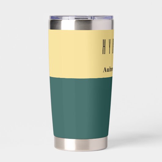 Zwei Tönindividuell personalisiert Thermobecher (Vorderseite)