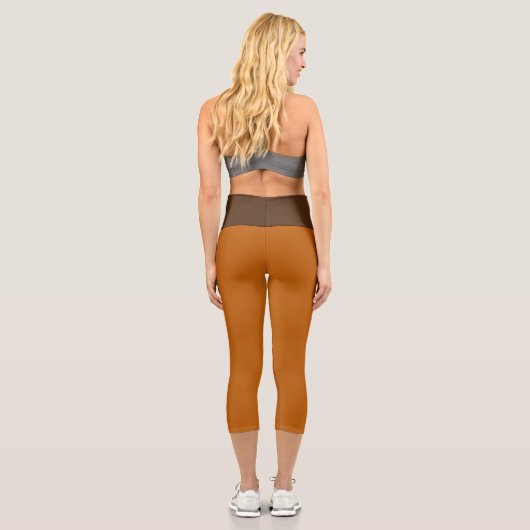 ZWEI TONNEN / Hochwangenkapsel Capri Leggings (Rückseite)