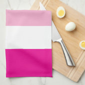 Zwei Tonstreifen Geschirrtuch (Viertel Falte)