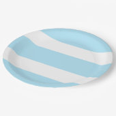 Zwei Tonstreifen Pappteller (Schrägansicht)