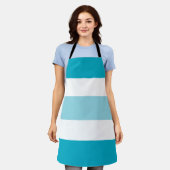 Zwei Tonstreifen Schürze (Getragen)