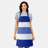 Zwei Tonstreifen Schürze (Getragen)