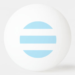 Zwei Tonstreifen Tischtennisball