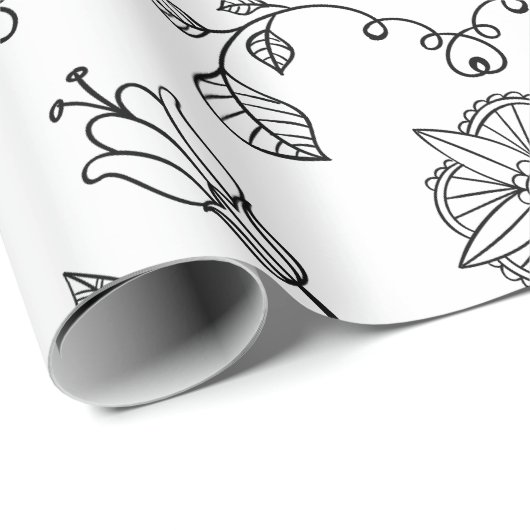 Zwei tonten einst Geschenk-Verpackung Geschenkpapier (Rolleneckpunkt)